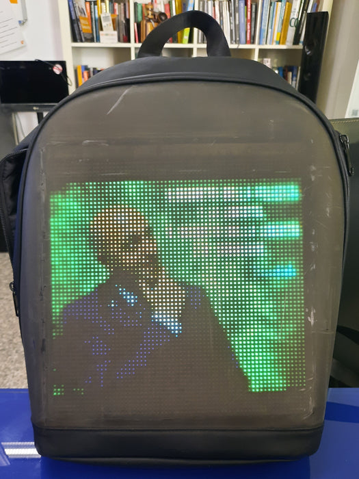 Zaino con display a LED