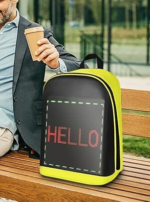 Zaino con display a LED